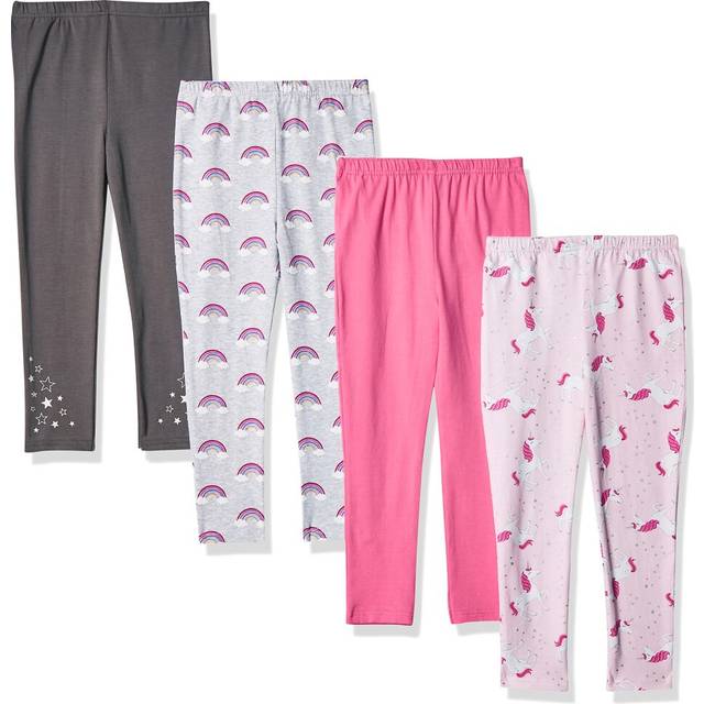 Hudson Baby Unisex Baby cotton Pants and Leggings Unicorn And Rainbows  14 Years