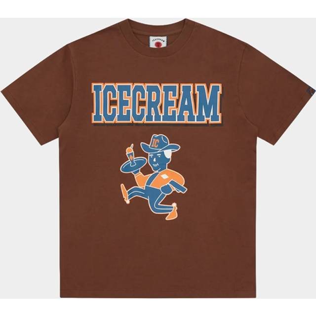 SERVED UP T-SHIRT - BROWN, M