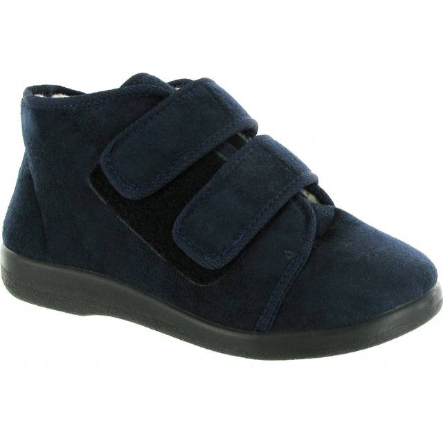 GBS Med Torbay Unisex Extra Wide Fit Slipper 43 EUR Dark blue