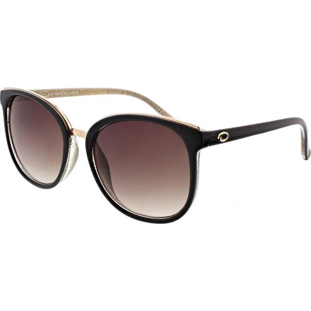 Oscar de la Renta OSS1270CE 001 Women's Sunglasses Black Size 50 - Champagne Black (50)