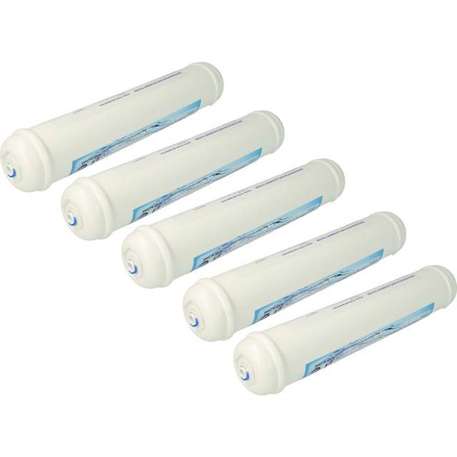 5x Fridge Water Filter compatible with Siemens KA60NA40TI/02, KA60NA40TI/03, KA60NA40TI/04, KA60NA40TI/05 Refrigerator - Vhbw