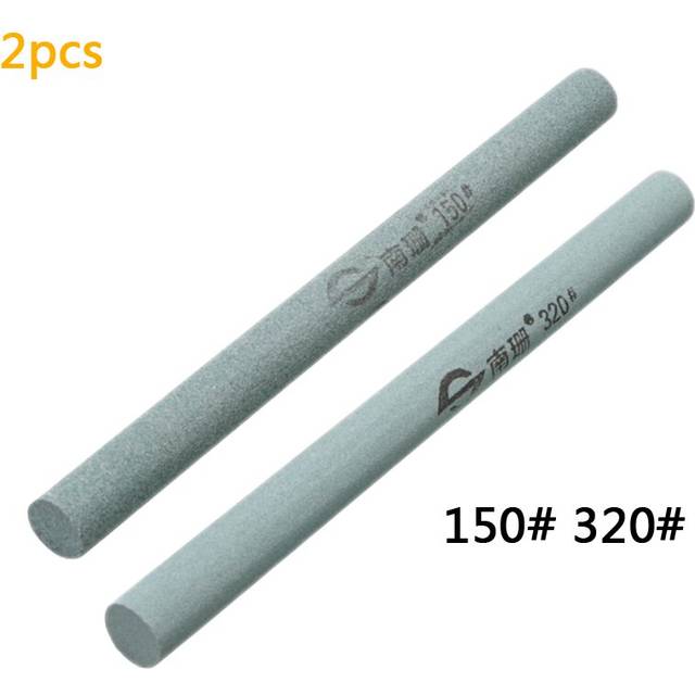 (a-Black sharpening stone) 240/320/400/600 grit oil stone green silicon carbide sand bar grinding block ceramic jade round triangle knife sharpener to