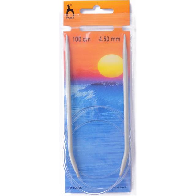 Pony Classic 100cm Fixed Circular Knitting Needles - 4.50mm (P52610)