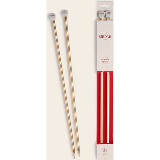 Sirdar Aluminum 40cm Knitting Needles - 8.00mm