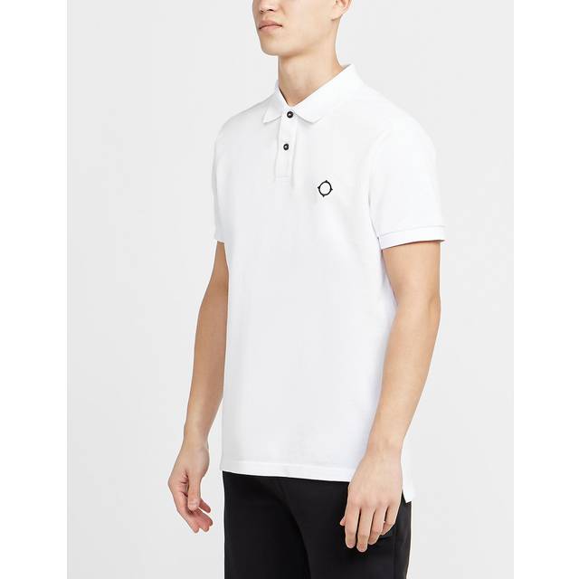 MA. Strum - Ma.strum Ss Pique Polo Shirt Optic White XL