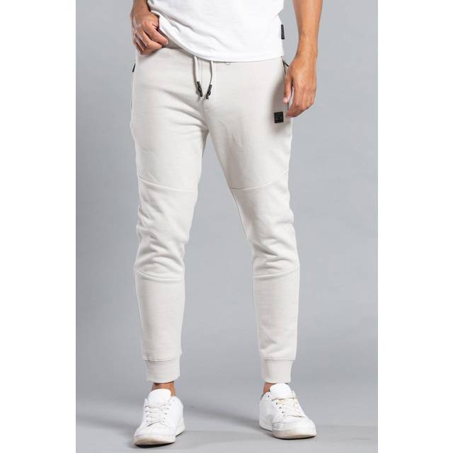Light Cotton Blend Staple Drawstring Joggers - Light Grey - XXL - Tokyo Laundry