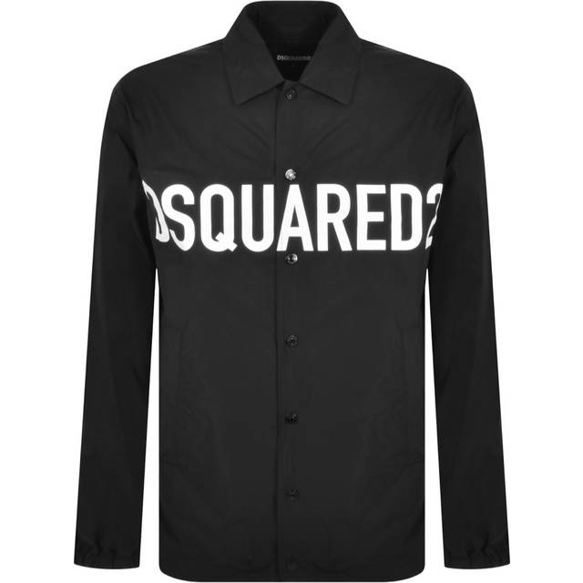 Dsquared2, Jacka, Herr, L, Bomull, Stilren Jacka - black (L)