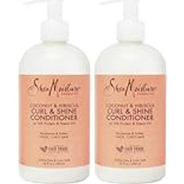 Shea fukt kokosnöt och hibiskus Curl and Shine Conditioner 379 ml x2