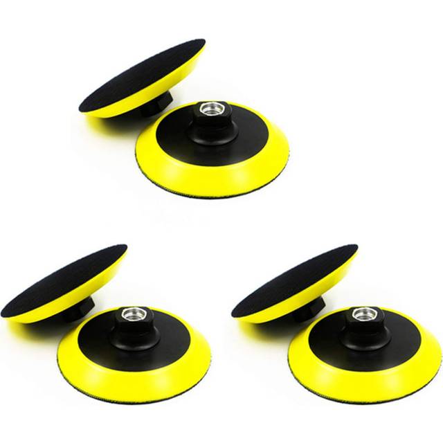 5 Inch(125mm) Hook and Loop Sanding Pad 5 Inch Sander Backing Plates with 5/8-11 Threads(6 Pack)