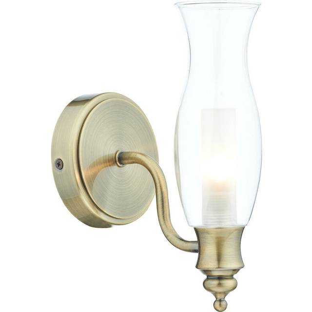 Dar Lighting Group Dar VES0775 Vestry 1 Light Wall Bracket Antique Bra