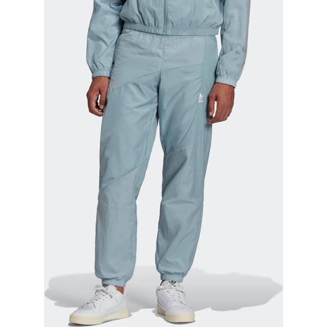 adidas Originals Mens Adicolor Fabric Block Full Woven Track Pants - Grey Recycled Material - Size X-Small