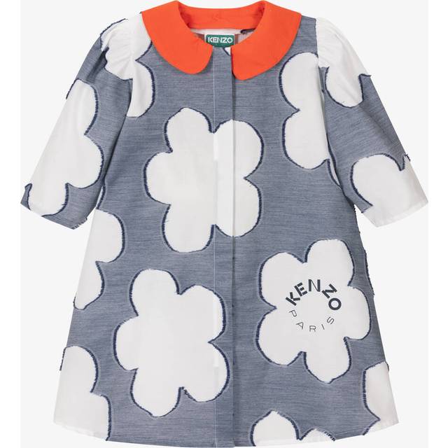 Floral Print Dress with Detachable Collar