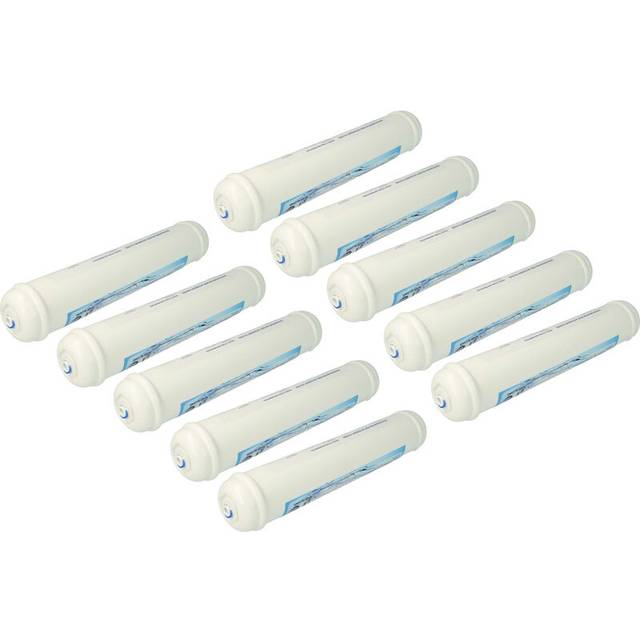10x Fridge Water Filter compatible with Neff K3990X6/01, K3990X6/02, K3990X6/03, K3990X6/04, K3990X6GB/01 Refrigerator - Vhbw