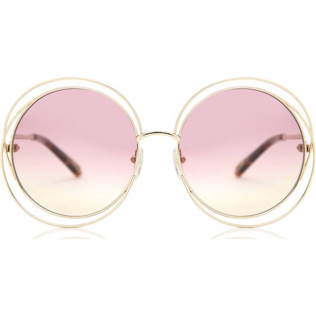 Chloé CE 114SD Asian Fit 702 Men&#39;s Sunglasses Gold Size 58 (58)