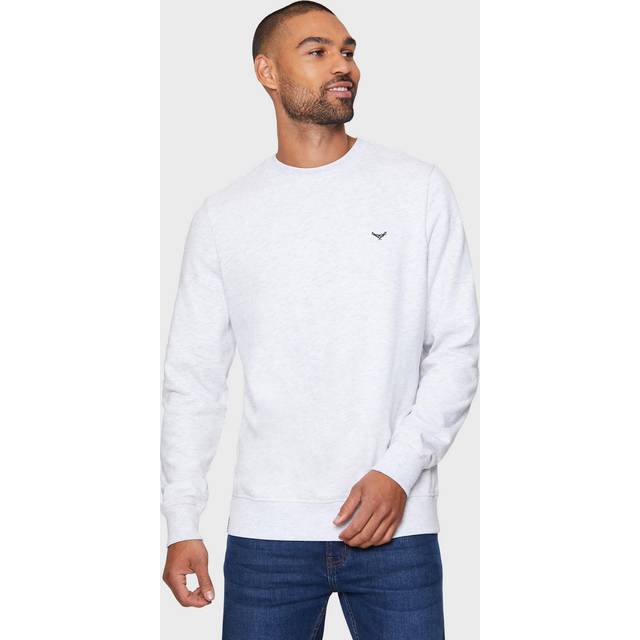 Cotton Blend 'Satsuma' Crew Neck Sweatshirt - Cream - XXL