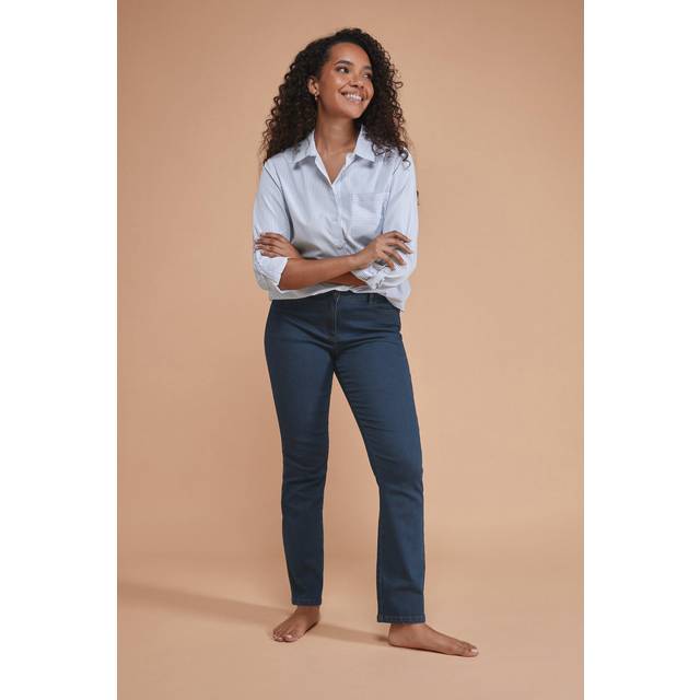 M&Co Indigo Blue Straight Leg Jeans Regular > 28 M&Co Womens - Regular 28
