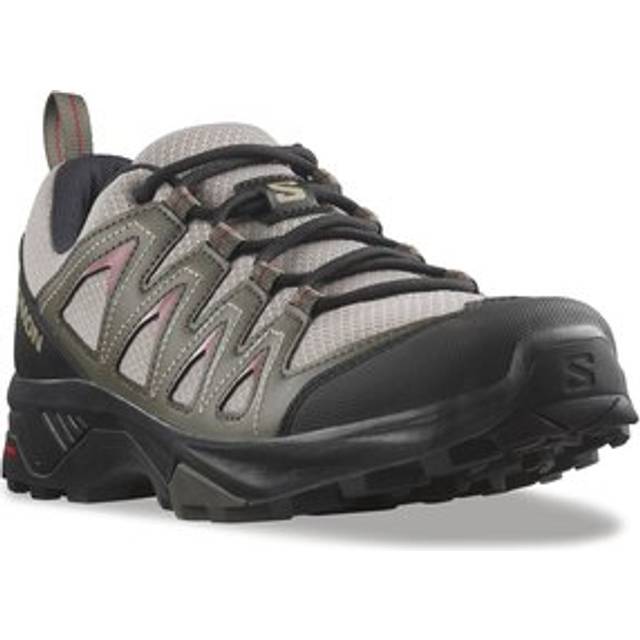 Salomon X Braze utomhusskor för män vandring basics, mångsidig användning, Vintage khaki Beluga svart, 40 EU