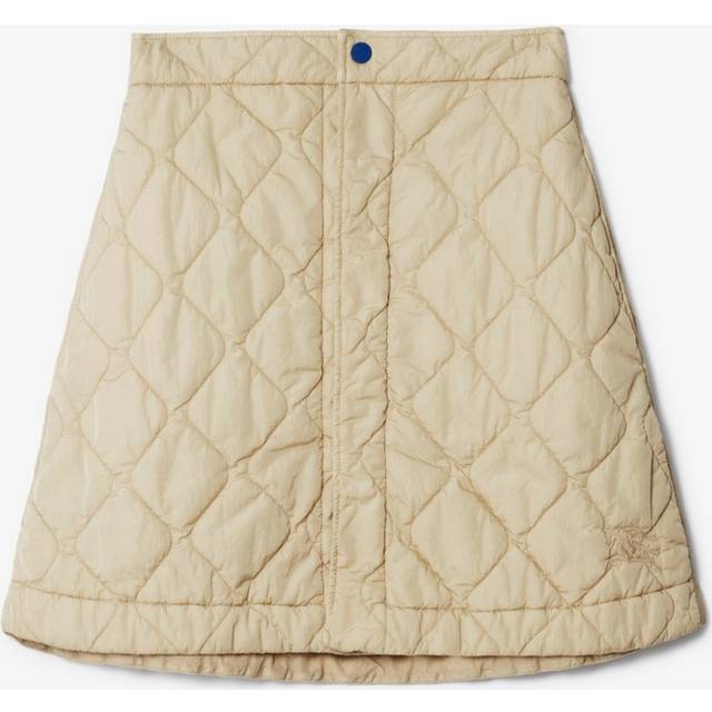 Quilted Miniskirt with Hidden Placket size 42 (42)