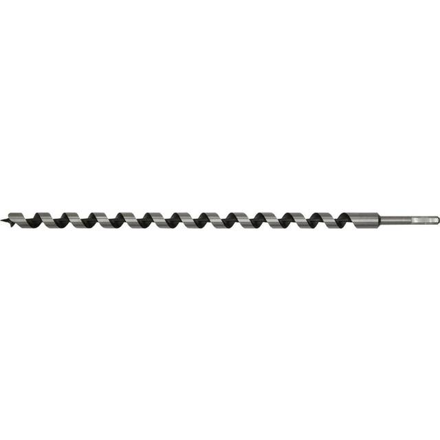 22 x 600mm Hardened Auger Wood Drill Bit - Hexagonal Shank - Woodwork Timber