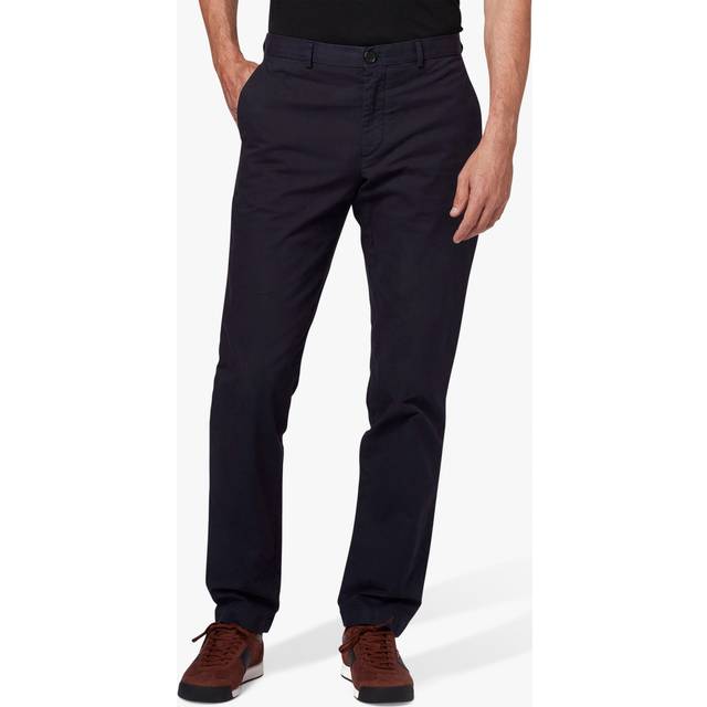 PS by Paul Smith Navy Slim Fit Trousers - 49 Blues - WAIST US 30