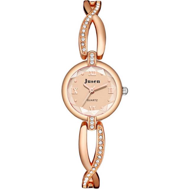 Woman Watches Crystal Stainless Steel Small Fine Bracelet Watch Fashion Diamond Student Bracelet Quartz Wristwatch