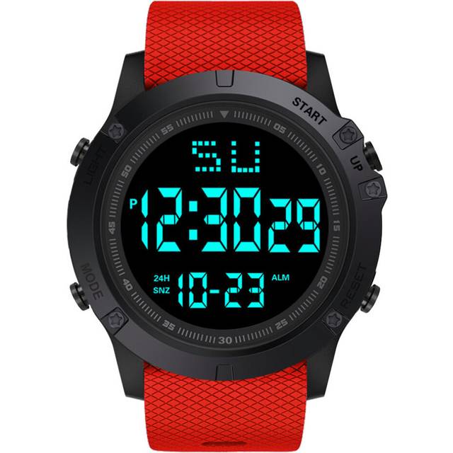 Men Digital Date Military Sport Shock Rubber Electronic Watch