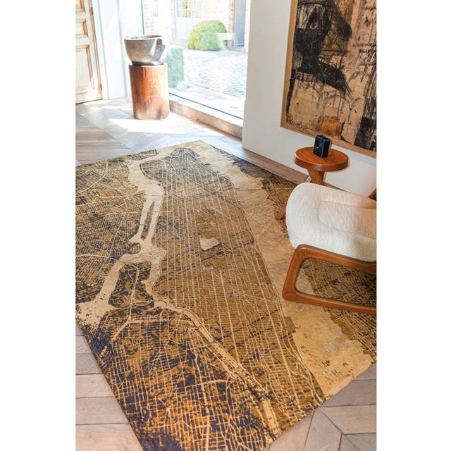 Gatsby Gold Cities 280 x 390 cm Rug - Green (280x390cm)