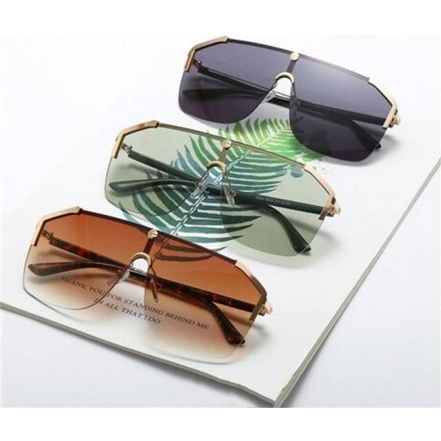 (YJHH0916000C5) TTLIFE Cool Girl 2020 New Luxury Square Sunglasses Women Vintage Brand Designe Oversized Sun Glasses Men Female Metal Shade