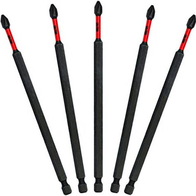 5X Saxton PH2 152mm Long Magnetic Impact Duty Phillips Screwdriver Drill Driver Bits for Dewalt Milwaukee Bosch Makita etc