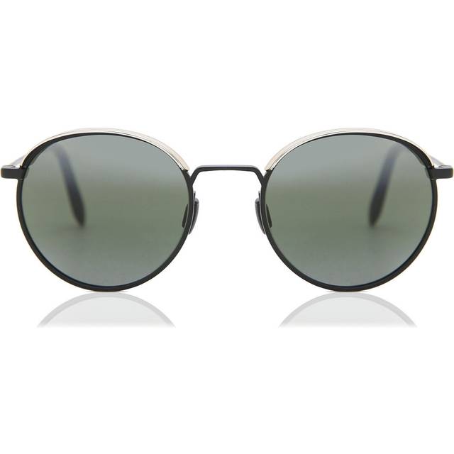 Vuarnet VL1814 CAP 0002 1136 Men's Sunglasses Black Size 49 - Silver (49)