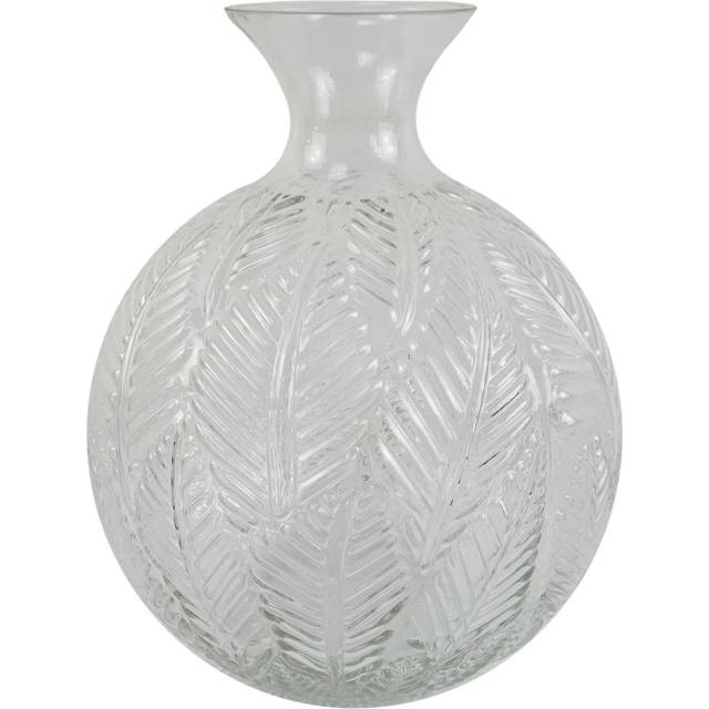 Clear 26Cm Glass Table Vase (26cm H X 22cm W X 22cm D)