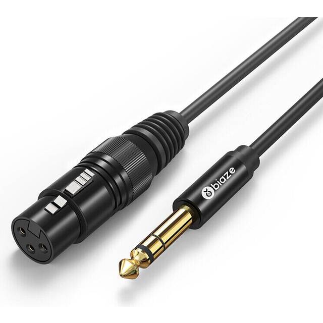 (5M) 6.5mm to Cannon Male to Female Microphone Audio Cable 3-Core XLR Balanced Cable
