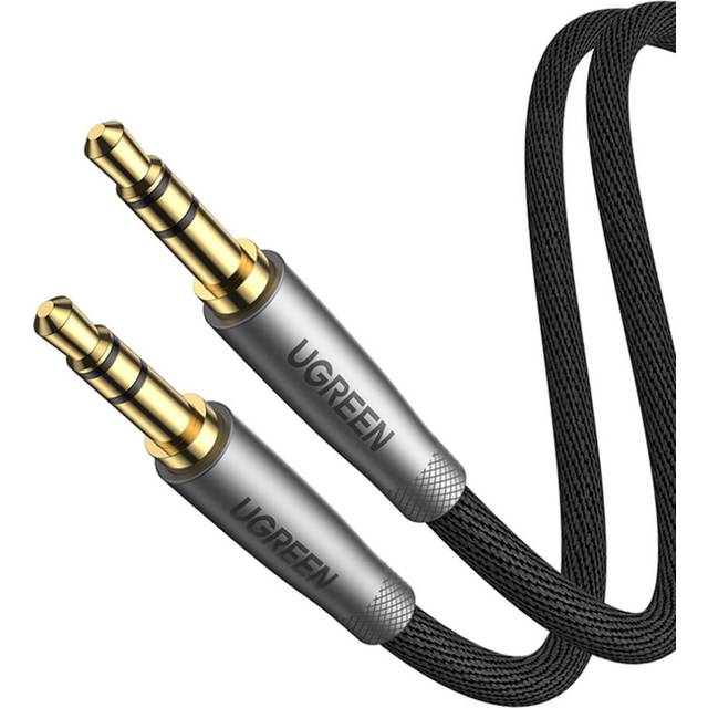 HiFi AUX Cable 3.5mm Audio Speaker Cable 3.5 jack For Guitar Silver-plated Braided Wire Auxiliary Car Headphone Cable