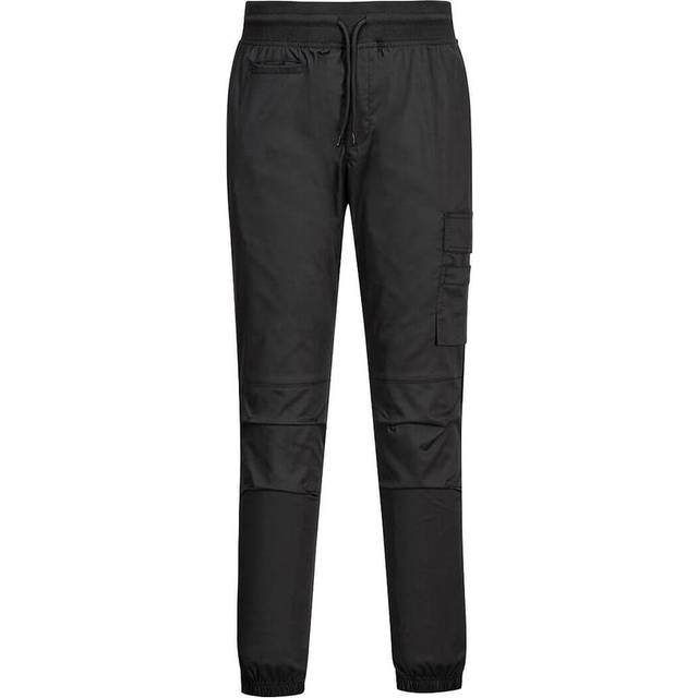 Portwest Stretch Chefs Jogger C074 Black 3XL Colour: Black, Size: 3XL