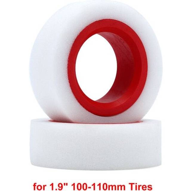 (2PCS 100-110mm) Dual Stage TPE Foam 114-120mm 100-110mm Fit 1.9 Wheel Tires for RC Crawler Axial SCX10 90046 Traxxas TRX4