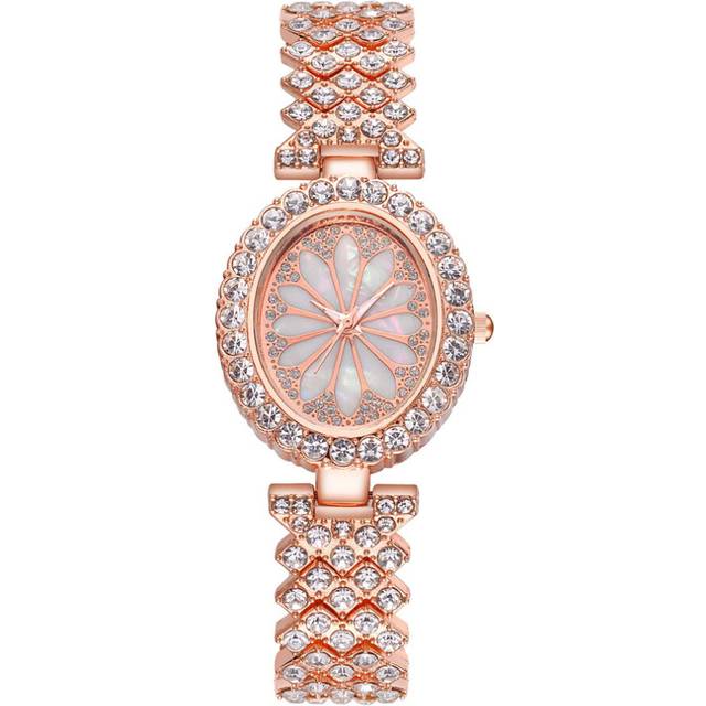Women Watches Quartz Wristwatch Diamond Strap Wristwatches Female Clock Gold Bracelet Watch