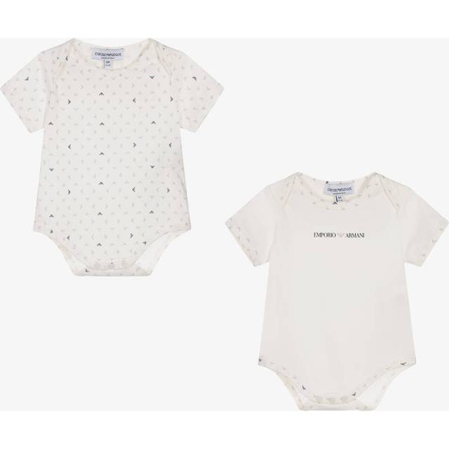 Emporio Armani Bodies k/ä - 2-pack - Aquilebianche - Emporio Armani - 9 mån - Body K/Ä
