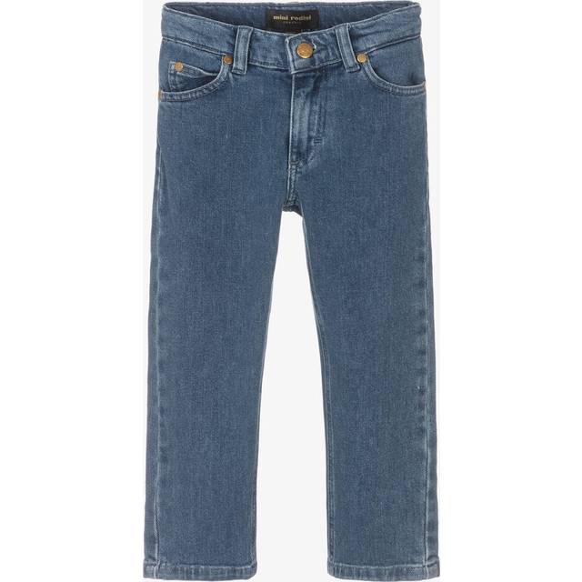 Mini Rodini Blue Straight Denim Jeans - 9-11 year