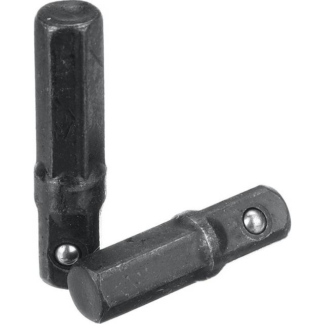 2pcs 25/30mm Socket Adapter Set 1/4 Inch Impact Hex Shank Driver Drill Bit Power Extension Bar