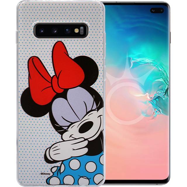 Minnie Mouse #26 Disney-skydd för Samsung Galaxy S10 Plus - Blå
