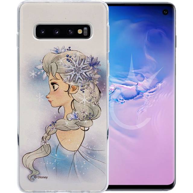 Elsa #10 Disney-skydd för Samsung Galaxy S10 - Vit