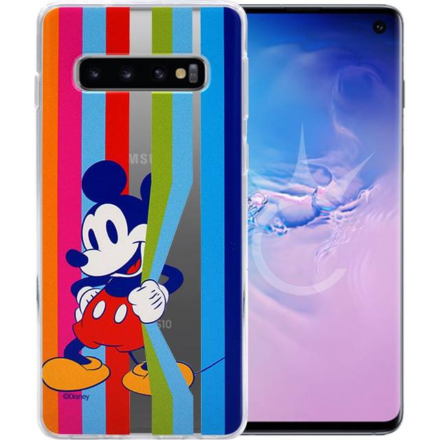 Musse Pigg #26 Disney-skydd för Samsung Galaxy S10 - Transparent
