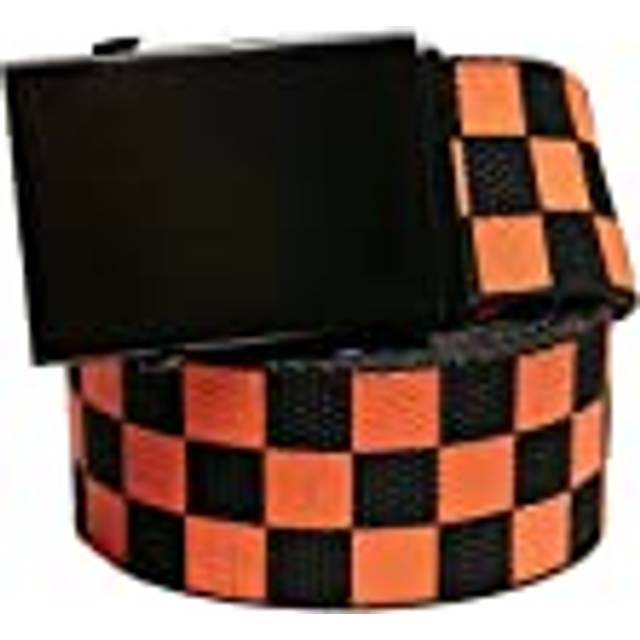 Checked and plain canvas belts Urban Classics (x2) - Noir - S/M