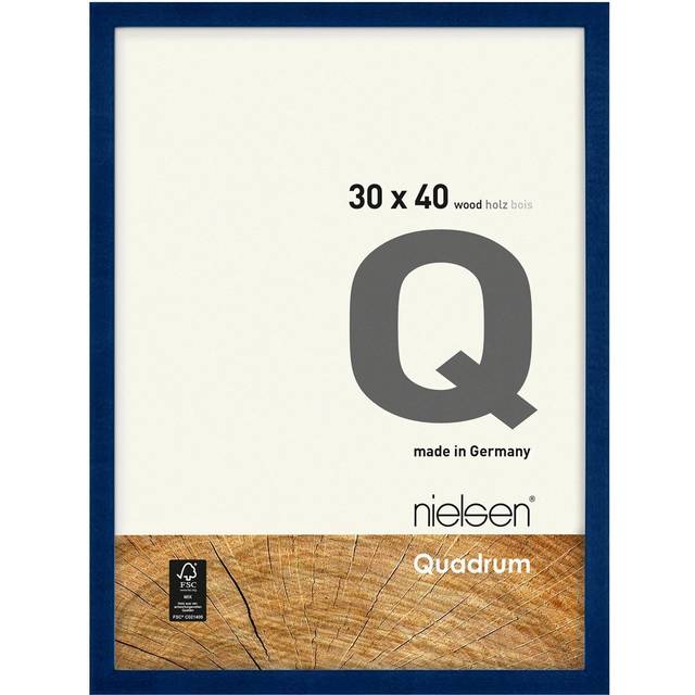 Nielsen Quadrum 50x70cm Blue Wooden Picture Frame, Blue