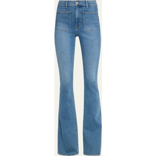 Beverly Skinny Flare Patch Pocket Jeans - SIERRA - 28