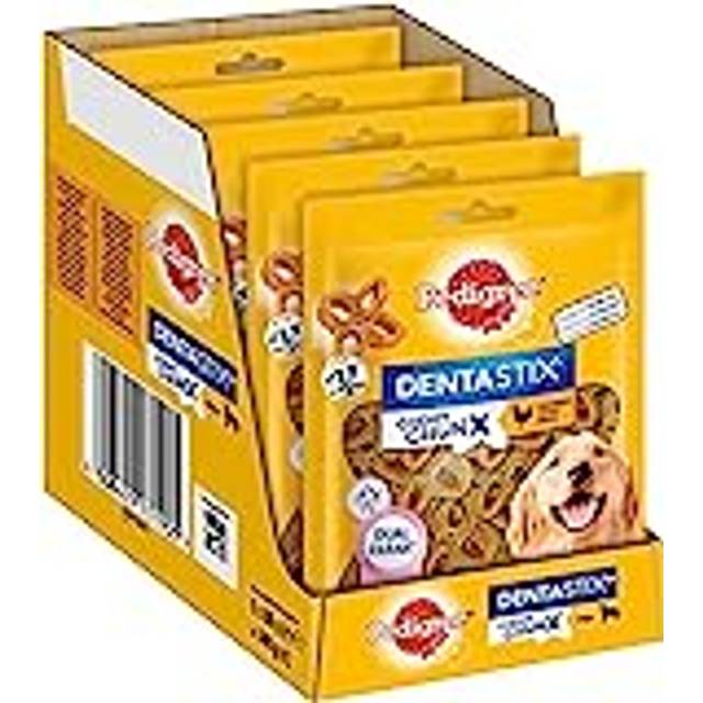 Pedigree® Dentastix Chewy Chunx tandvårdssnacks för stora hundar över 15 kg, med kyckling, 5 x 68 g
