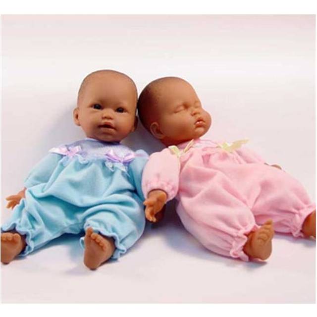 La Baby Open Eyes Doll - African American - 11 Inches