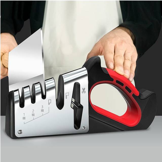 (a-5 IN 1 HOT SALE choice) Knife Sharpener Scissors Sharpener Diamond Ceramic Sharpener Sharpening Stone Coarsegeinding Daily Sharpening Kitchen Gadge