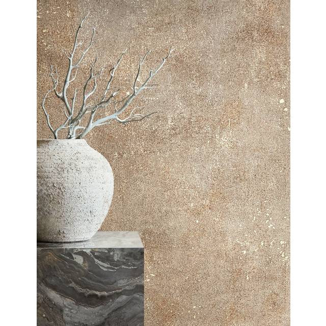 Galerie Urban Textures Plain Texture Bronze Brown Wallpaper 34269, Brown