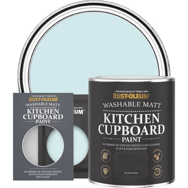 Rust-Oleum Kitchen Cupboard Paint, Matt Finish - DUCK EGG - 10ml - Blue